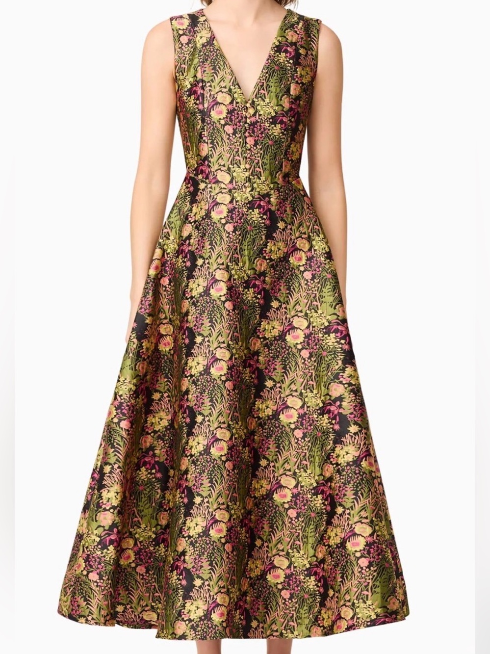 NWT! ELLIATT CINDY V NECK GOWN